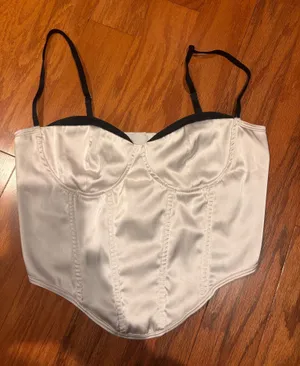 Shein Corset Top Satin  thumbnail 1