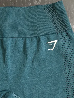 Gymshark Vital Seamless 2.0 Leggings Teal Green High Waisted Sculpt Size Small thumbnail 4