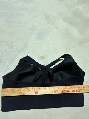 Nike alate Black Sports Bra dri-fit XL thumbnail 5