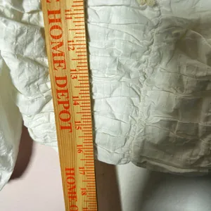 P. Cill White Puff Sleeve Top Women's‎ Large 100% Cotton Milkmaid Prairie thumbnail 6