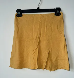 Yellow Mini Skirt thumbnail 1
