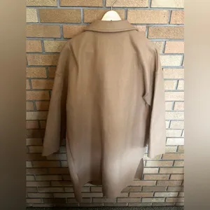 NWT Sadie And Sage All Along Coat Camel Size Large Oversized Normcore Academia thumbnail 7
