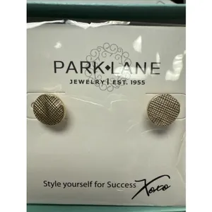 Park Lane "DOTTIE" Pierced Earrings Gold Finish New thumbnail 2