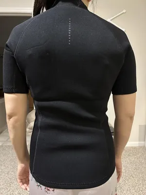 GoldFin Women Wetsuit Top Short Sleeve Swim Jacket Neoprene 2mm MEDIUM thumbnail 9
