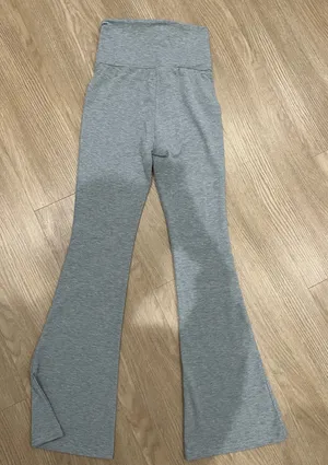 Grey flared leggings  thumbnail 1
