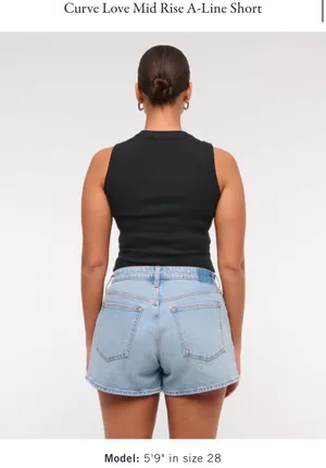 Abercrombie Curve Love Shorts thumbnail 2