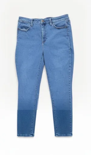 Women's Talbots Flawless High-Waist Cropped Jeans Blue Size 8P thumbnail 1