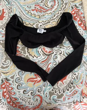 Princess Polly Becca Long Sleeve Crop Top thumbnail 2