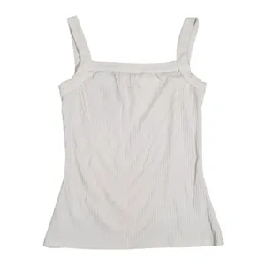 Reformation Rochelle Ribbed Tank Top Size XS Ivory White Minimalist Layering thumbnail 2