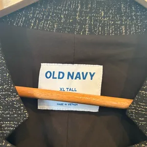 Old Navy Black Shimmer Jacket Size XL Tall‎ thumbnail 6