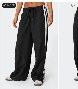 Edikted Nylon Fauna Track Pants thumbnail 5