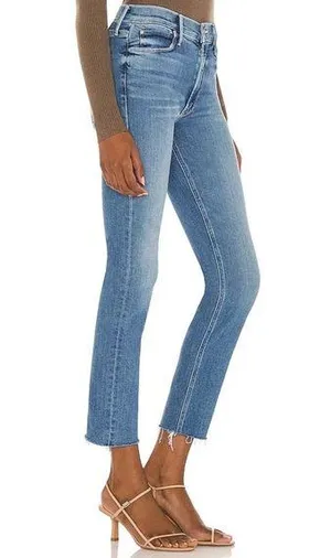 NWT MOTHER Denim Mid Rise Dazzler Ankle Fray Jeans Riding Cliffside Size 26 thumbnail 1