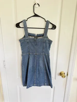 Reformation Randy Denim Mini Dress thumbnail 6