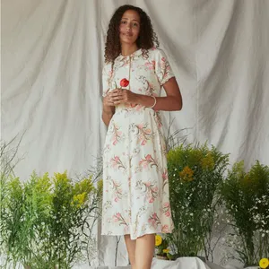 Christy Dawn The Sebastian Dress Floral Vintage Midi thumbnail 2