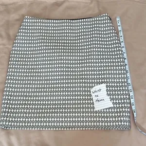 Ann Taylor gorgeous sz 2 black & white side zip fully lined straight skirt EUC thumbnail 4