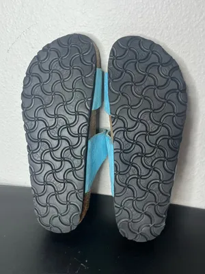 Birkenstock Blue Sydney Two Strap Leather Sandals EU 36 thumbnail 9