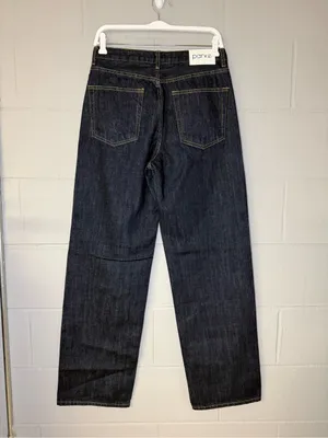 Parke 90's Straight Jeans in Dark Wash Women’s Size 28 100% Organic Cotton thumbnail 5