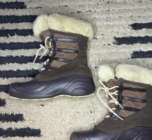 Columbia Sierra Summette brown insulated winter snow boots women’s shoe size 7 thumbnail 5