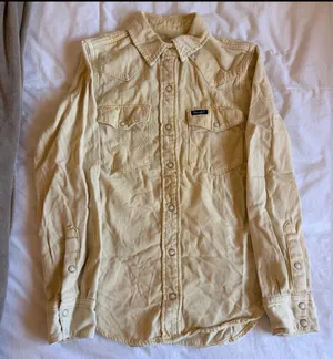 Wrangler Retro Women’s Yellow Pearl Snap Button Up Western Shirt thumbnail 1