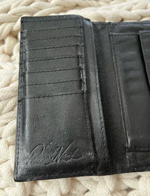 Metal Studded Leather Wallet thumbnail 6