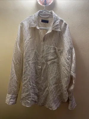 Zara Stripped button down shirt thumbnail 1