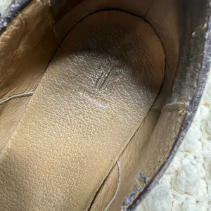 FRYE Women's 9 Billy Western Slip On Boot Shootie Leather Taupe Brown thumbnail 13