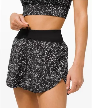 Lululemon Find Your Pace Short 3” - Crinkle Dust Reflective Alpine White 6 thumbnail 1
