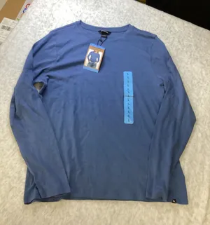 Eddie‎ Bauer Womens Long Sleeve Tee Blue Crew Neck EB010687 Size Large NWT thumbnail 1