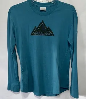 Columbia Teal Long Sleeve Shirt thumbnail 1