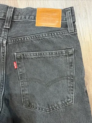 Levi’s Premium Baggy Dad Jeans 26 Boot Barn Black Big E $128 thumbnail 5