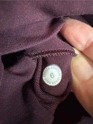 Lululemon Athletica Purple Cropped Tank Top Size 6 thumbnail 4