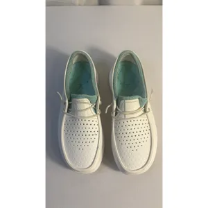 Reef Coast Slip On Shoes‎ Sz 8 White Teal Comfort Foam Casual Beach Lightweight thumbnail 2