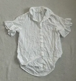 BeachLunchLounge Button Down White Shirt thumbnail 1