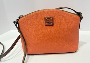 Dooney & Bourke Pebble Grain Suki Crossbody Orange thumbnail 1