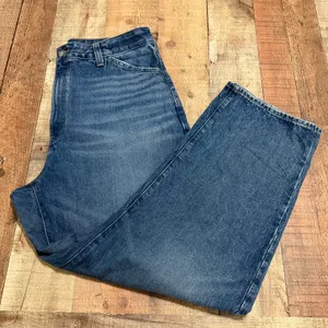 Madewell Women's Medium Denim The Curvy Balloon Jeans Sz 32 Horseshoe Streetwear thumbnail 2