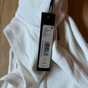 Alice + Olivia White Sleeveless Tank Top thumbnail 2
