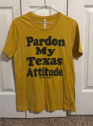 Southern tshirt Yellow Size M thumbnail 1