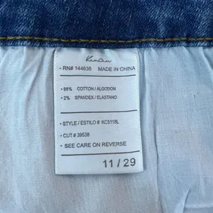 KanCan Jeans Womens 11/29 Blue Girlfriend Mid‎ Rise Distressed Denim Button Fly thumbnail 10