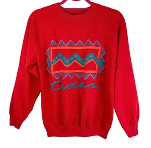 Vtg Y2K Texas Pullover Sweatshirt Sz Medium Aztec Western thumbnail 1