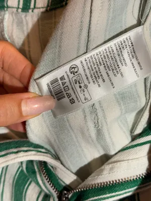 Anthropologie Maeve Colette Striped High Rise Linen Blend Wide Leg Pants Size 30 thumbnail 9