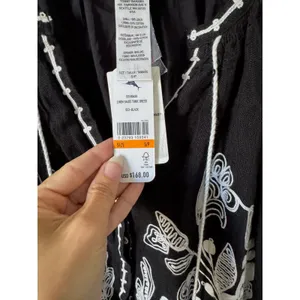 Tommy Bahama Swim Linen Tropical Cover Up Black White Size Small NEW thumbnail 9