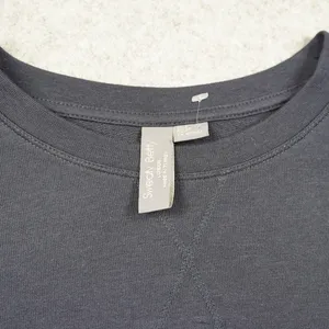 Sweaty Betty After Class Longline Crewneck Sweatshirt‎ Navy Blue Organic Cotton thumbnail 4