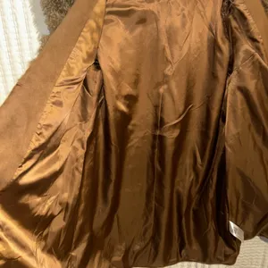Cider Faux Suede Faux Fur Coat Brown Size S 70s Boho‎ Penny Lane Style Y2K Retro thumbnail 8