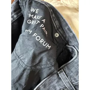 Denim Forum The '90s Iggy Lo-Rise Baggy Jeans in Washed Black Size 26 thumbnail 11