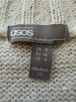 ASOS Oversized V-Neck Knit Vest thumbnail 2