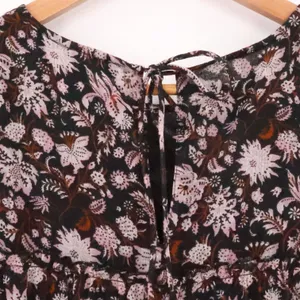 Ellos Floral Tiered Chiffon Dress‎ Size 14 Cottage Fairy Grunge Boho Romantic thumbnail 9