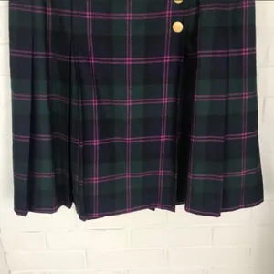 Lord & Taylor Vintage Tartan Plaid Wool Holiday Skirt Size 14P thumbnail 6
