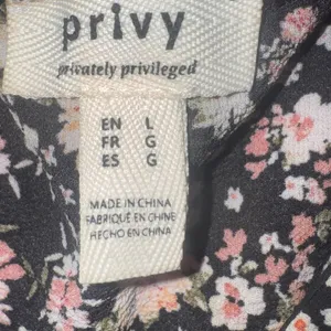 Privy Black Floral Peekaboo‎ Waist Dress with Adjustable Straps thumbnail 5