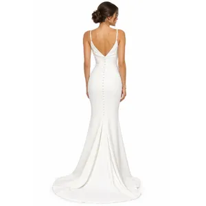 Lulus White Wedding Bridal Dress Size S thumbnail 2