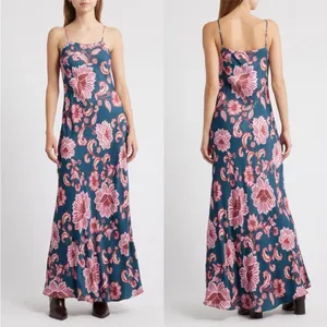 Farm Rio Flower Delicacy Paisley Slipdress thumbnail 3